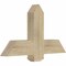 Ekena Millwork Eugene Rough Sawn Timber Gable Bracket, Douglas Fir, 36"W x 21"H x 4"D x 6"F, 14/12 Pitch GBW036X21X0406EUG00RDF - alternate 5